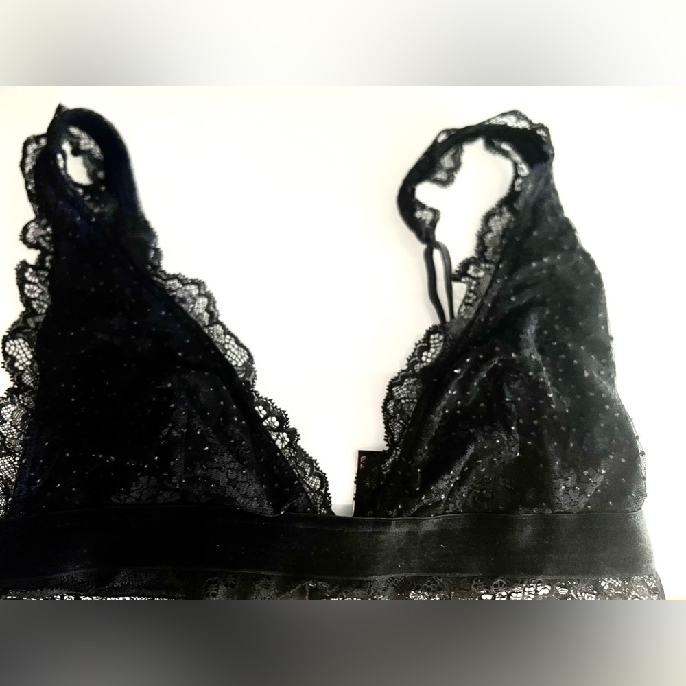 VS lace and velvet bralett